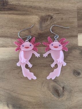 Erstwilder Axolotl Drop Earrings rare animal NWOT
